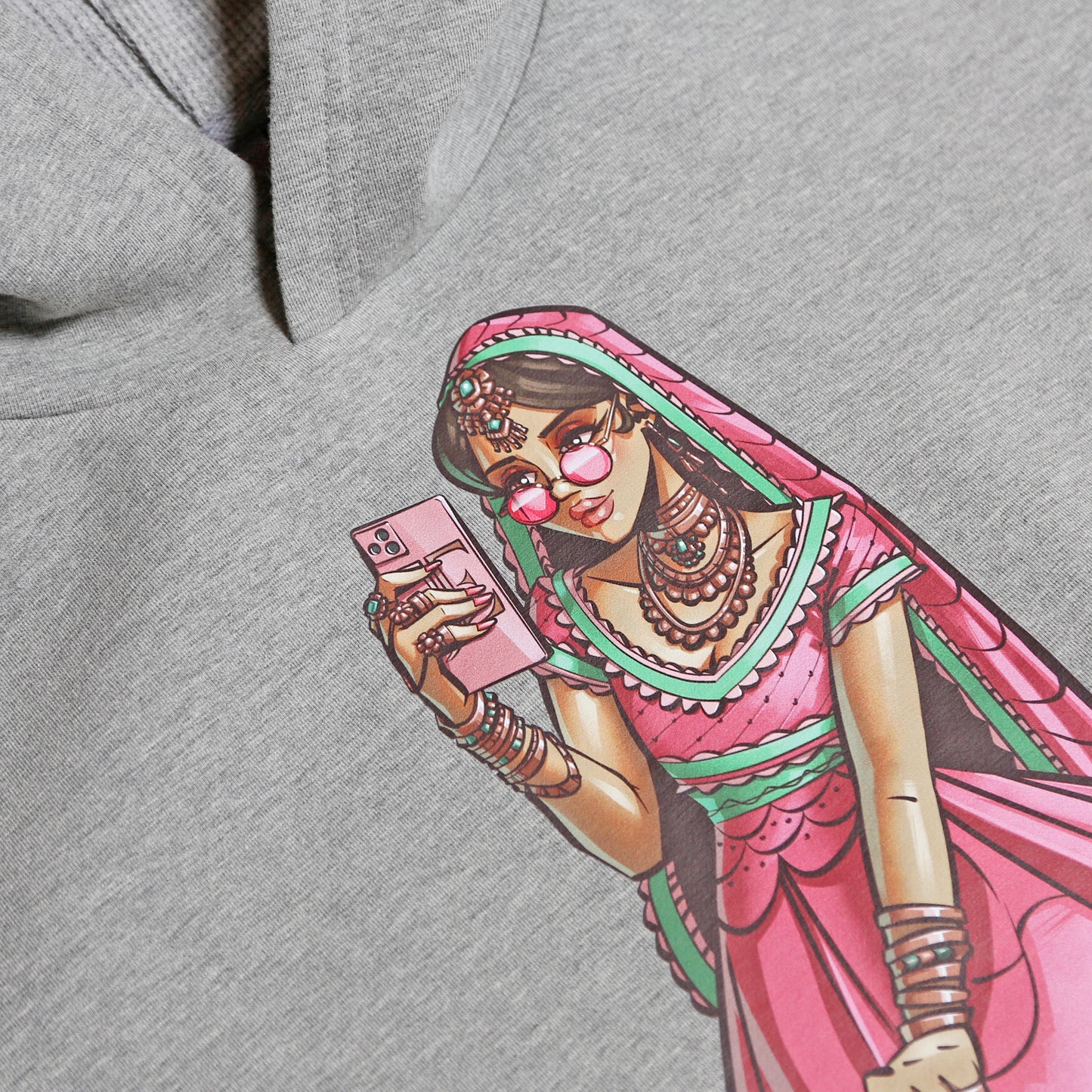 Grey Princess Jiji Hoodie