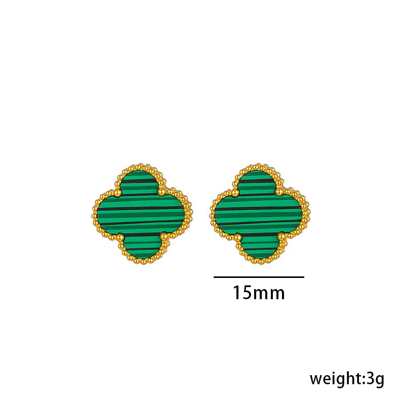 EARRINGS, GOLD PLATED STEEL