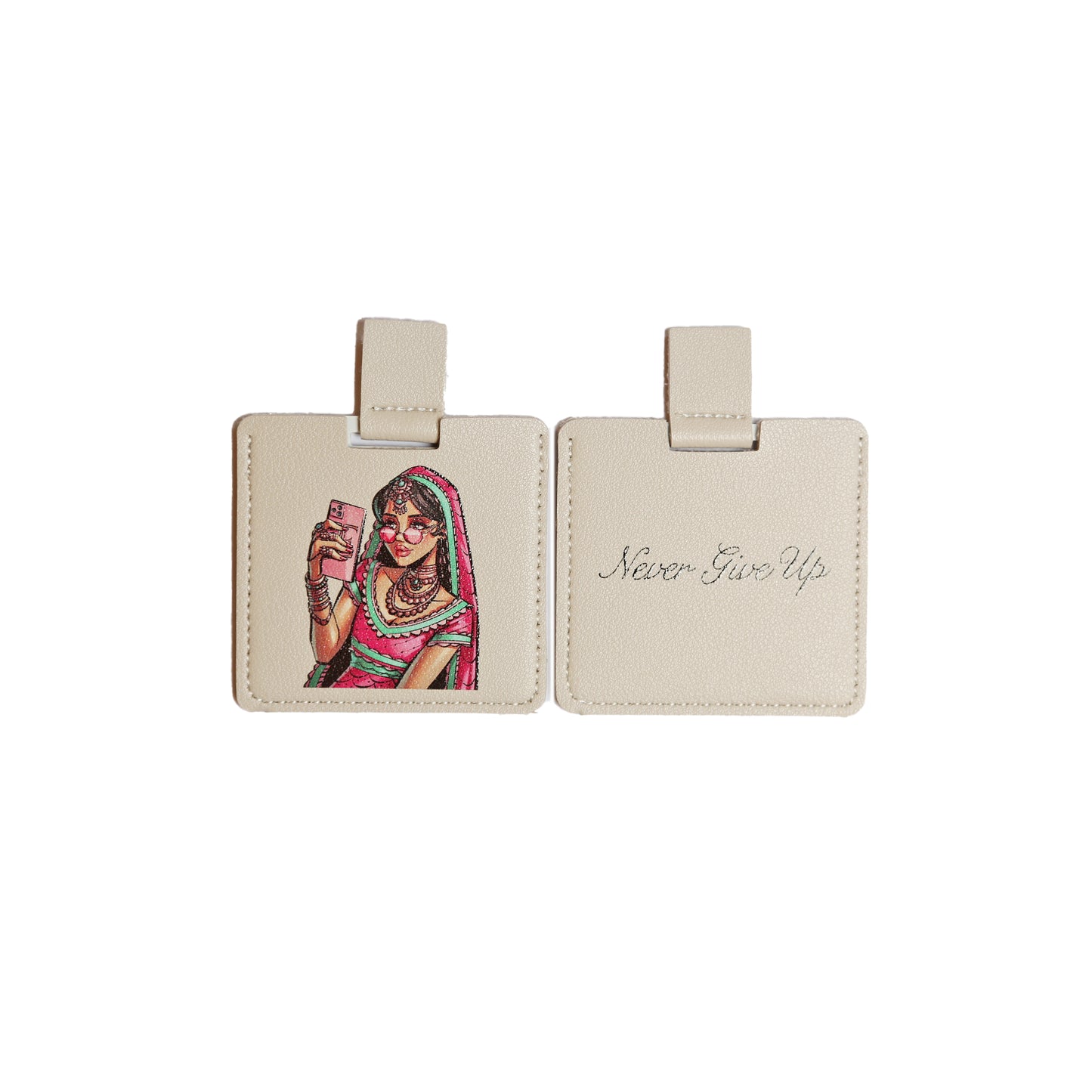 PU Leather Mirror