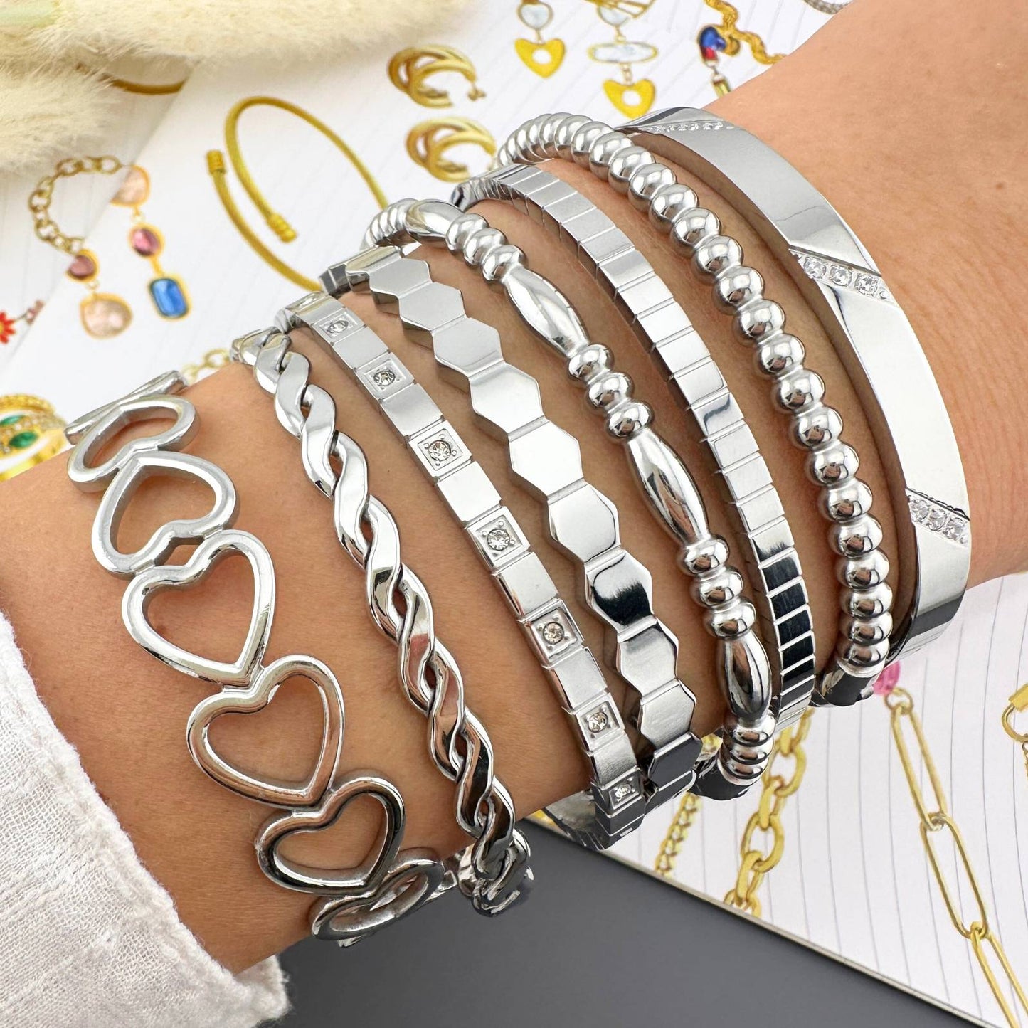 BRACELET, STAINLESS STEEL