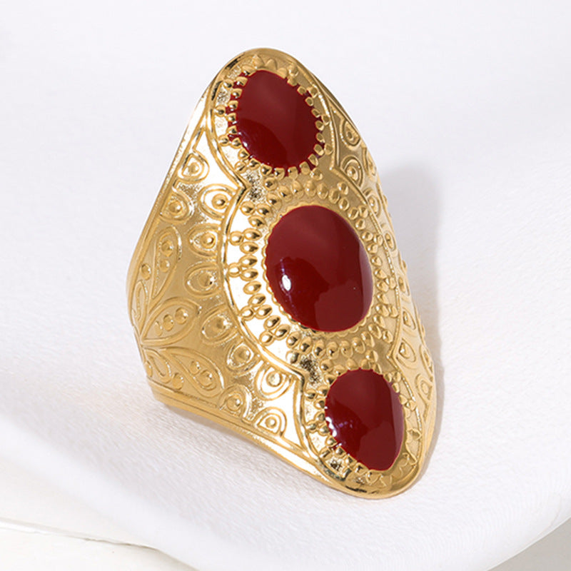 RING, GOLD PLATED