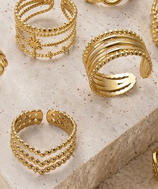 RING, GOLD PLATED