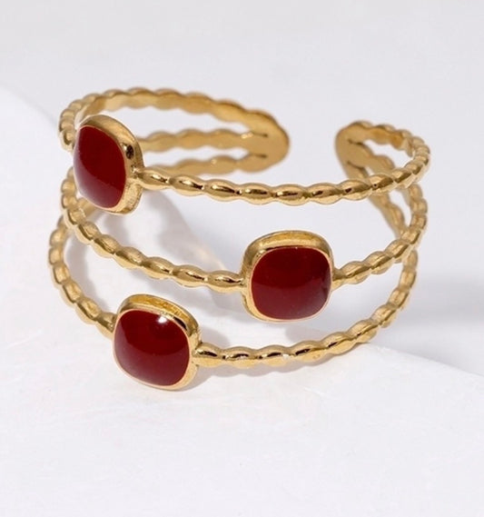 RING, GOLD PLATED