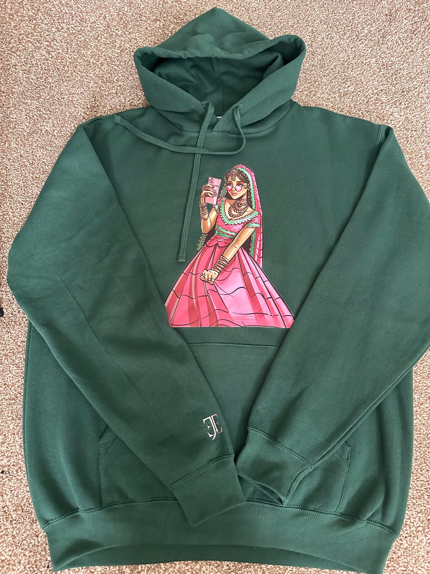 Princess JiJi Forest Green Hoodie